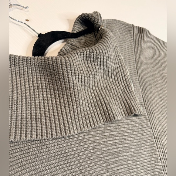 White House Black Market Gray Cowl Neck Sweater - Picture 5 of 16